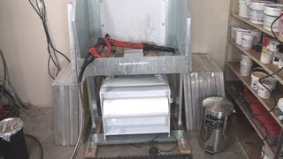 How To Screen Print Washout Booth Environmental Filtration Unit [upl. by Ecneret935]