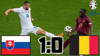 SLOVENSKO VS BELGICKO EURO 2024 [upl. by Mailliwnhoj]