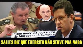 SALLESENFRENTE GENERAL E DIZ QUE EXERCITO ENGANOU POVO 8 JANEIRO [upl. by Eijneb]