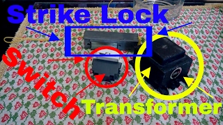 Electric strike lock  How to connect an electric strike lock  Easy  The wiring [upl. by Blaze77]