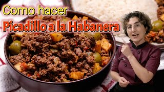 ¡Picadillo a la Habanera ¡Cubano 🇨🇺 [upl. by Enitnatsnoc]