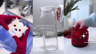 Satisfying CleaningOrganizingRestocking Tiktoks ✨ Asmr  Pt 13  Holiday Edition ❄️☃️ [upl. by Oreste]