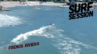 French Riviera Surfing session  Drone edit [upl. by Nawrocki]