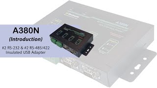 A380N Serial RS232RS485RS422 to USB Multiport Adaptor [upl. by Newsom211]