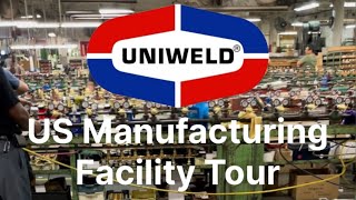 Uniweld US Manufacturing Facility Tour  An Inside Look [upl. by Sonahpets]