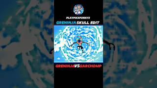 GRENINJA VS GARCHOMP  ASH GRENINJA SKULL EDIT ☠  POKEMON SHORTS [upl. by Tnilk]