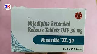 Nicardia XL 30 Tablet  Nifedipine 30mg Tablet  Nicardia XL 30mg Tablet Uses Benefits Dosage Review [upl. by Mossberg]