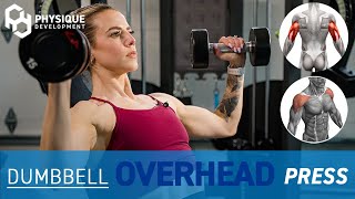 How to Dumbbell Overhead Shoulder Press  Grow Your Shoulders [upl. by Kleiman]