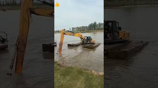 Amphibious equipment explore hitachi excavator automobile construction jcb bulldozer [upl. by Eidahs708]