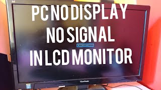 Solved PC No Signal to Monitor  Komputer tidak muncul di layar monitor [upl. by Angadreme]