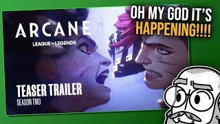 TBSkyen reacts to Arcane Season 2 teaser trailer [upl. by Mackenzie]