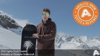 2017  2018  Capita Slush Slasher Snowboard  Video Review [upl. by Manoff]