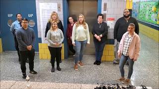 PS 88 support staff welcoming students [upl. by Leaw]