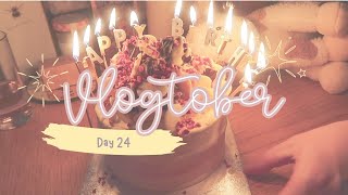 Vlogtober 2024 24 My birthday 🎈 [upl. by Naoj]