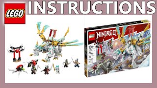 LEGO Instructions  Zane’s Ice Dragon Creature  71786  LEGO NINJAGO 2023 [upl. by Nedia]