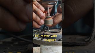 DC motor with magnet 🧲 unique motor diy dcmotor ideas howtomake experimentideashortstrending [upl. by Yllah575]