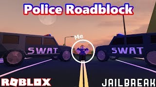 Ultimate SWAT Roadblock in Jailbreak  Roblox Jailbreak Nub the Bounty Hunter 17 [upl. by Nananne141]