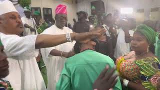 SAIDI BALOGUN STOOD WELL AT FAITHIA BALOGUN’S FATHER’S BURIAL CEREMONY [upl. by Ahsemrak407]