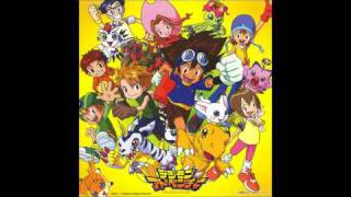 Digimon Adventure 01 Evolution Song Japanese Version [upl. by Gievlos]