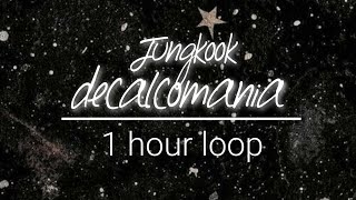 decalcomania  jungkook  1 hour loop [upl. by Pavier]