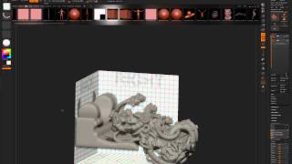 Zbrush 4R4  Vehicle dynamesh insert brushes shadow box  greeble mania [upl. by Aroda]