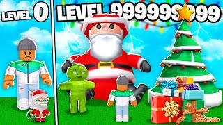 I BUILT A LEVEL 999999999 ROBLOX CHRISTMAS TYCOON [upl. by Eli]