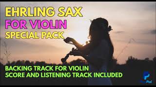 EHRLING SAX BACKING TRACK FOR VIOLIN [upl. by Sansone]