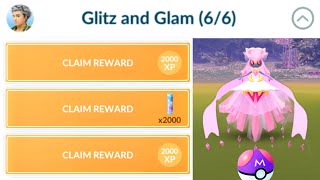 Free Diancie amp Mega Diancie  “Glitz and Glam” Special research task rewards in Pokemon go [upl. by Lenod]