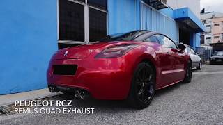 Rocker Motorsport Peugeot RCZ Remus Exhaust [upl. by Eiramacissej]