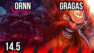 ORNN vs GRAGAS TOP  3211  EUW Master  145 [upl. by Etnoved]