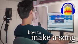 How To Make a Song in Audacity  Recording Editing amp Mixing Latest Update 2021 [upl. by Yromas720]