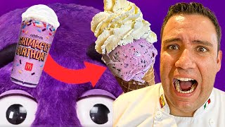 QUE PASA SI AL GRIMACE SHAKE LO HAGO HELADO  Ft GonzaloElCocinero [upl. by Matlick821]