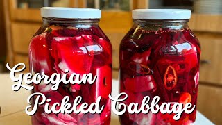 Fermented Cabbage  Georgian Style [upl. by Shurlock]