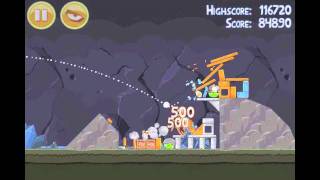 Angry Birds 1513 Mine amp Dine 3 Star Walkthrough [upl. by Shina]