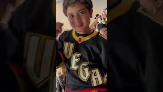 Go Knights Go hockeygoalie kainoa vegasgoldenknights goal nhl preseason fun [upl. by Robinette]