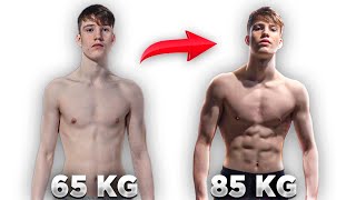 How I Gained Muscle Fast as a Skinny Guy Gain Weight Fast [upl. by Odlanra]