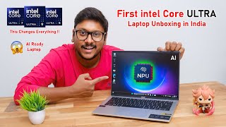 First intel Core ULTRA Laptop Unboxing in India 🤯 This Changes Everything [upl. by Andrey665]