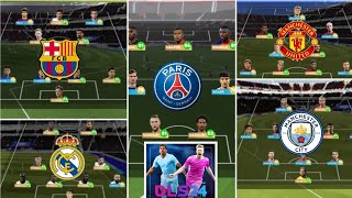 DLS 24  All Clubs Rating in Dream League Soccer 2024 [upl. by Garrot]