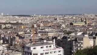 Paris von der Sacre Coeur und Montmartre [upl. by Ahsinyar607]