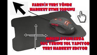 TÜRKİYEDE İLK  TERS MOUSE İMLECİ SORUNU ÇÖZÜMÜ [upl. by Nanis838]