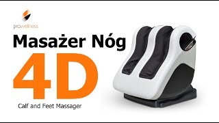 Prezentacja Masażera Nóg 4D od ProWellness Podnóżek 4D Calf and Feet Massager [upl. by Houlberg]