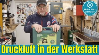 Druckluft in der Holzwerkstatt⎜Prebena Druckluftnagler 2XRJ50 ⎜kleine holzwerkstatt [upl. by Samled]