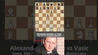 Alekhine vs Vasic The Most Famous Bodens Mate [upl. by Demb]