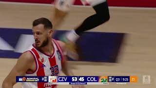 AdmiralBet ABA League 202425 HL Round 7 Crvena zvezda Meridianbet  Cedevita Olimpija 4112024 [upl. by Ernaline]