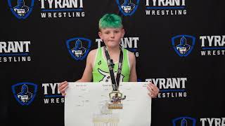 Braxton Sholler  2024 Gridiron Duals 10U 100 [upl. by Kisung]