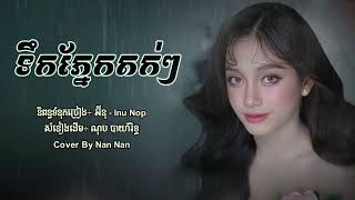 ទឹកភ្នែកស្រក់តក់ៗ  Nan Nan cover  Lyric Audio [upl. by Bertold670]