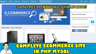 Complete ECommerce System in PHP MySQL Reupload  Free Source Code Download [upl. by Duong]