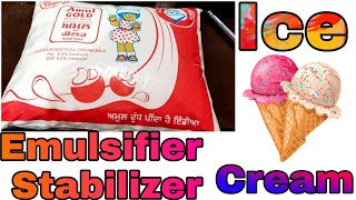 Ice cream made in emulsifier amp stabilizerEmulsifier amp Stabilizer ice cream made recipe [upl. by Leunam]