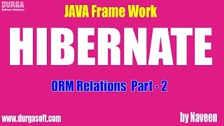 Hibernate tutorial  ORM Relations Part  2 by Naveen [upl. by Socem]