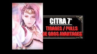 FFBE  TIRAGESPULLS  CG CITRA  7 or not 7 [upl. by Brennen332]